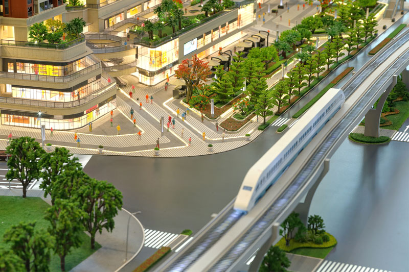 高鐵沙盤(pán)模型